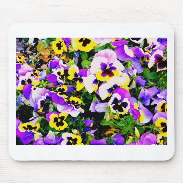Alfombrilla De Ratón flores panantes (Frente)