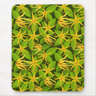Alfombrilla De Ratón Flores perfumadas exóticas de Ylang Ylang