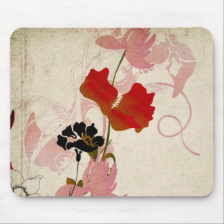 Alfombrilla De Ratón Flores retras Mousepad