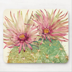 Alfombrilla De Ratón Flores rosas cactus