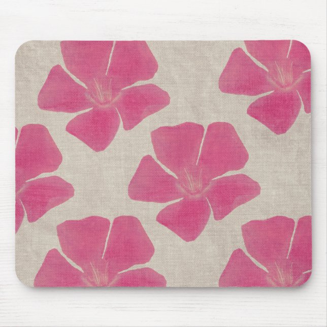 Alfombrilla De Ratón Flores rosas Mousepad (Frente)