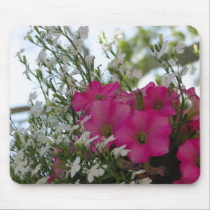 Alfombrilla De Ratón Flores rosas y blancas - Viñedo de Martha