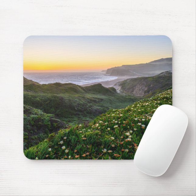 Alfombrilla De Ratón Flores | Santa Cruz California (Con ratón)