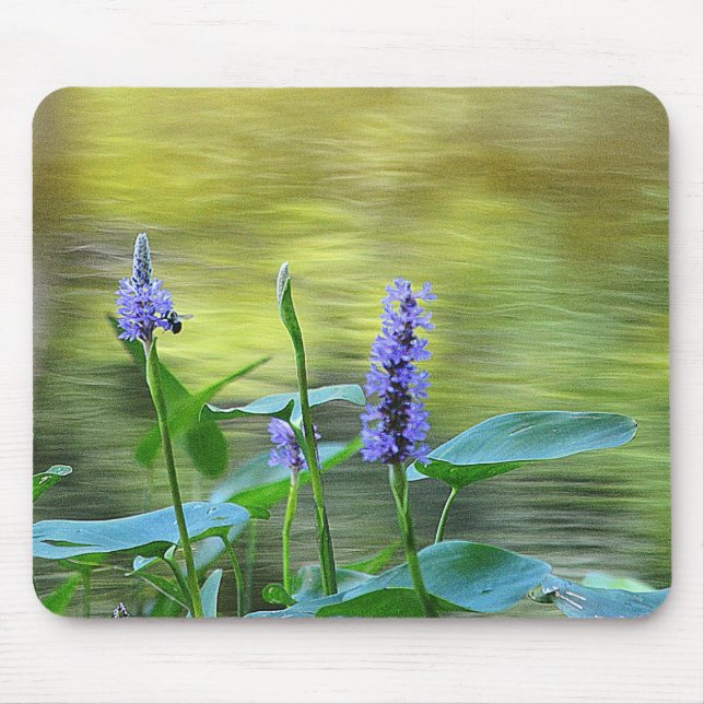 Alfombrilla De Ratón Flores silvestres de Pond Mousepad (Frente)