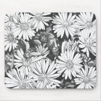 Alfombrilla De Ratón Flores silvestres Mosepad Flor Sketch Decoración I