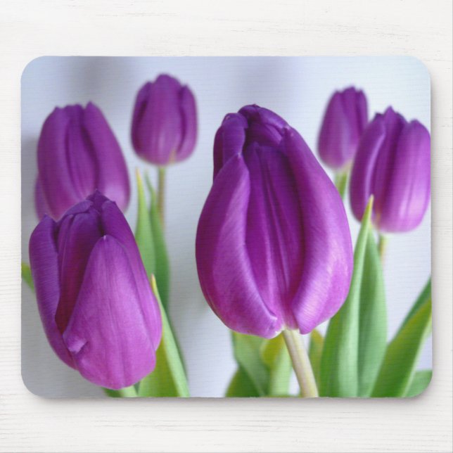 Alfombrilla De Ratón FLORES: Tulips de Lavender (Frente)