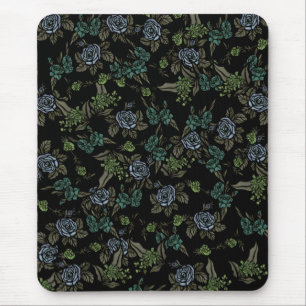 Alfombrilla De Ratón Flores verdes de la Tierra