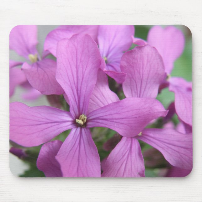 Alfombrilla De Ratón Flores violetas Mousepad (Frente)
