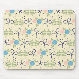 Alfombrilla De Ratón Flores y Bow Mousepad