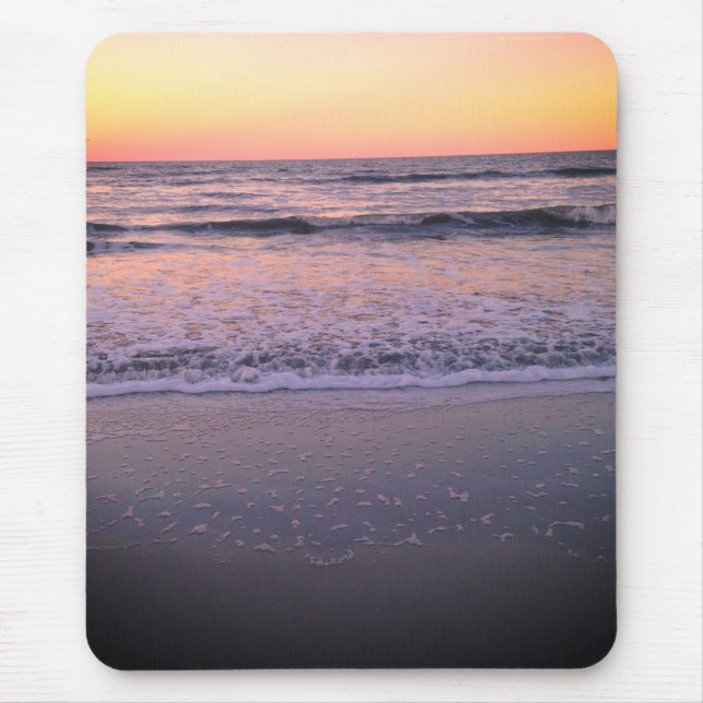 Alfombrilla De Ratón Florida Sunset Beach Ocean Photo (Frente)