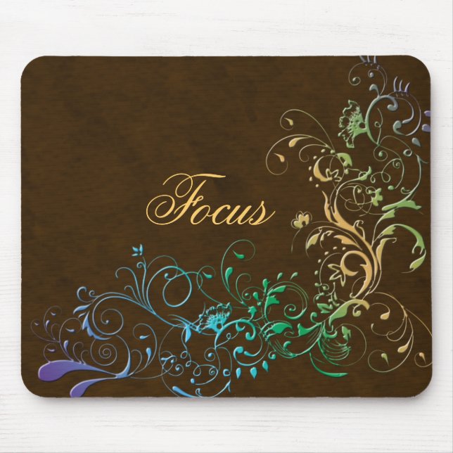 Alfombrilla De Ratón Flourish Mouse Pad (Frente)