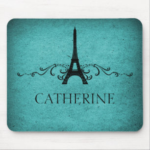 Alfombrilla De Ratón Flourish Mousepad, trullo del francés del vintage