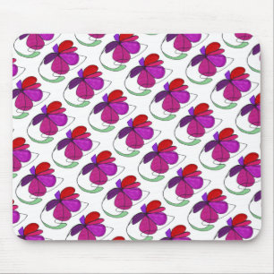 Alfombrilla De Ratón "Flower Dance" Abstract Design Mousepad
