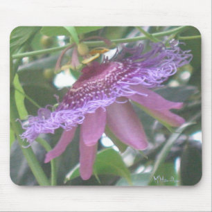 Alfombrilla De Ratón Flower Flower Flower Púrpura Mousepad