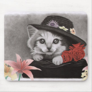 Alfombrilla De Ratón Flower kitty
