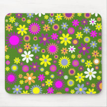Alfombrilla de ratón Flower Power