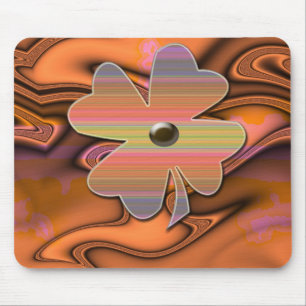 Alfombrilla De Ratón "Flower power de la Srta. 60s " *