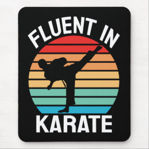 Alfombrilla De Ratón Fluent in Karate Funny Karate