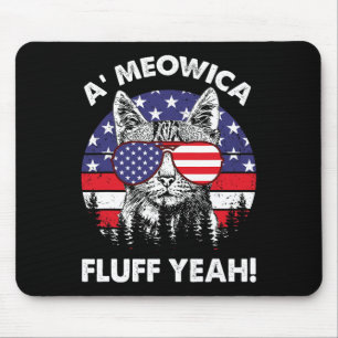 Alfombrilla De Ratón Fluff Yeah Patriótico Americano 4 De Julio G