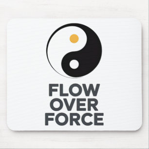Alfombrilla De Ratón Flujo Sobre Fuerza Yin Yang Yoga Lance Ropa _2 