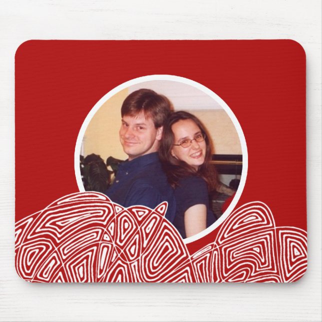 Alfombrilla De Ratón Flurry de vacaciones (Frente)