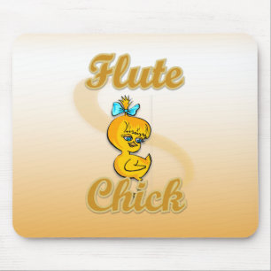 Alfombrilla De Ratón Flute Chick