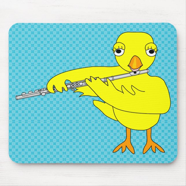 Alfombrilla De Ratón Flute Chick (Frente)