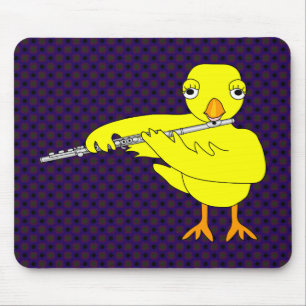 Alfombrilla De Ratón Flute Chick