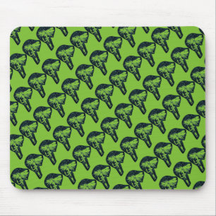 Alfombrilla De Ratón Fly Mousepad de trucha "Green Fly Green Tiled"