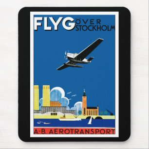 Alfombrilla De Ratón Flyg sobre Estocolmo