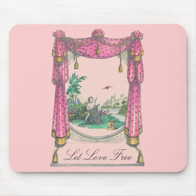 Alfombrilla De Ratón Flying Heart ~ Mousepad (Frente)