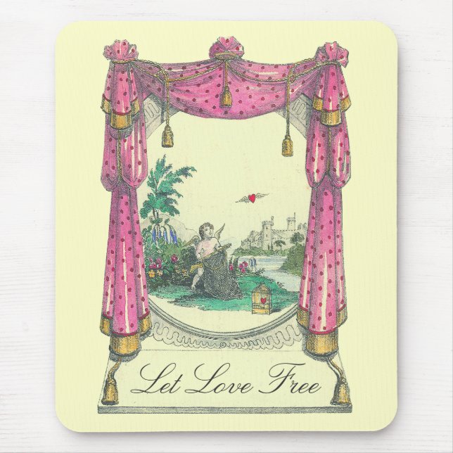 Alfombrilla De Ratón Flying Heart ~ Mousepad (Frente)