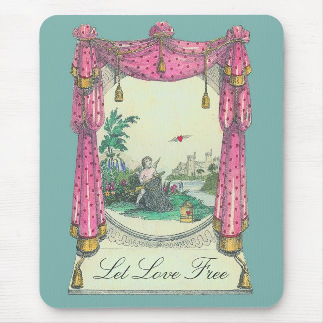 Alfombrilla De Ratón Flying Heart ~ Mousepad (Frente)