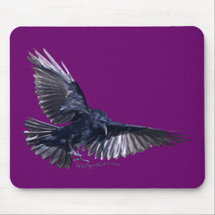 Alfombrilla De Ratón Flying Raven