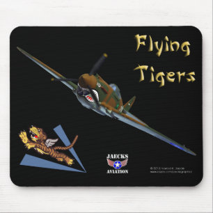 Alfombrilla De Ratón Flying Tigers P-40B Warhawk Mousepad