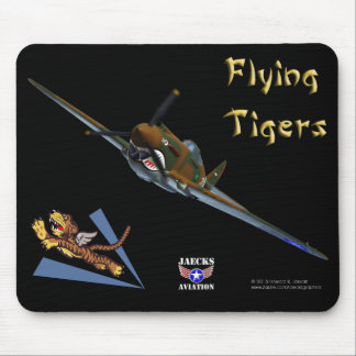 Alfombrilla De Ratón Flying Tigers P-40B Warhawk Mousepad