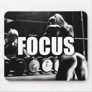 Alfombrilla De Ratón FOCUS - Motivación del entrenamiento de mujeres
