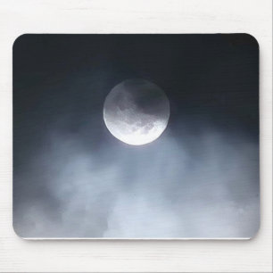 Alfombrilla De Ratón Foggy Moon