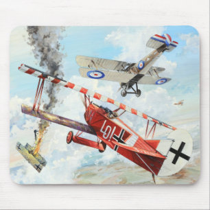 ALFOMBRILLA DE RATÓN FOKKER D. VII MOUSEPAD DE WWI ERNST UDET