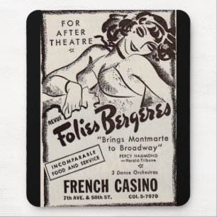 Alfombrilla De Ratón Folies Bergere y