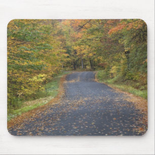 Alfombrilla De Ratón Follaje de otoño en la carretera, sur de Vermont, 
