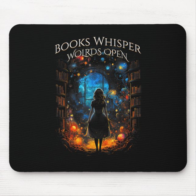 Alfombrilla De Ratón Folleto Libros de Oferta Whisper, Worlopen Reading (Frente)