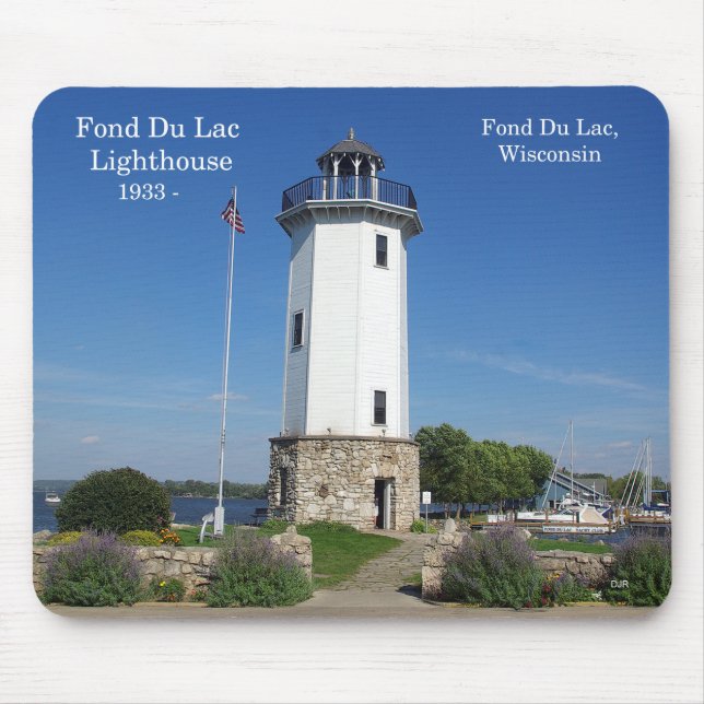 Alfombrilla De Ratón Fond Du Lac Lighthouse mousepad (Frente)