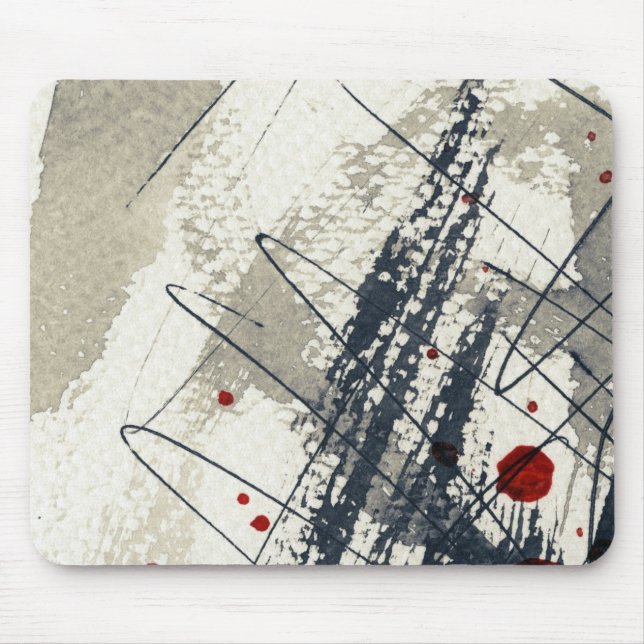 Alfombrilla De Ratón Fondo abstracto del grunge, textura de la tinta. 2 (Frente)