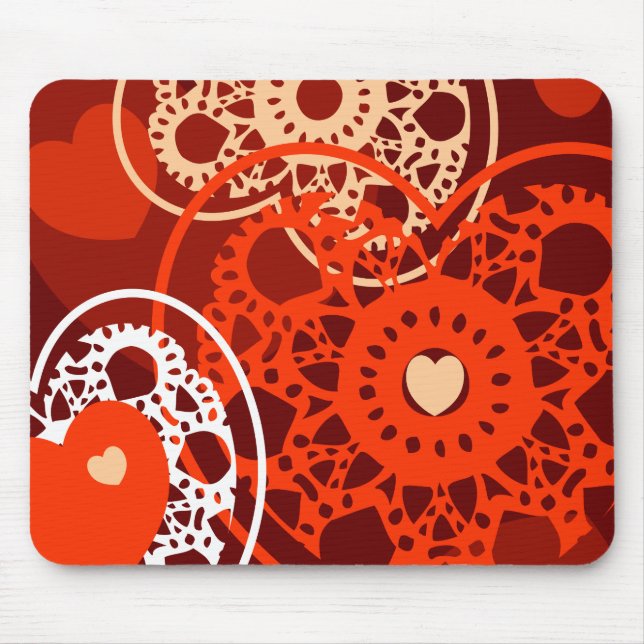 Alfombrilla De Ratón Fondo cardíaco, tabique (Frente)