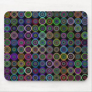 Alfombrilla De Ratón Fondo Cívico De Groovy Prismático