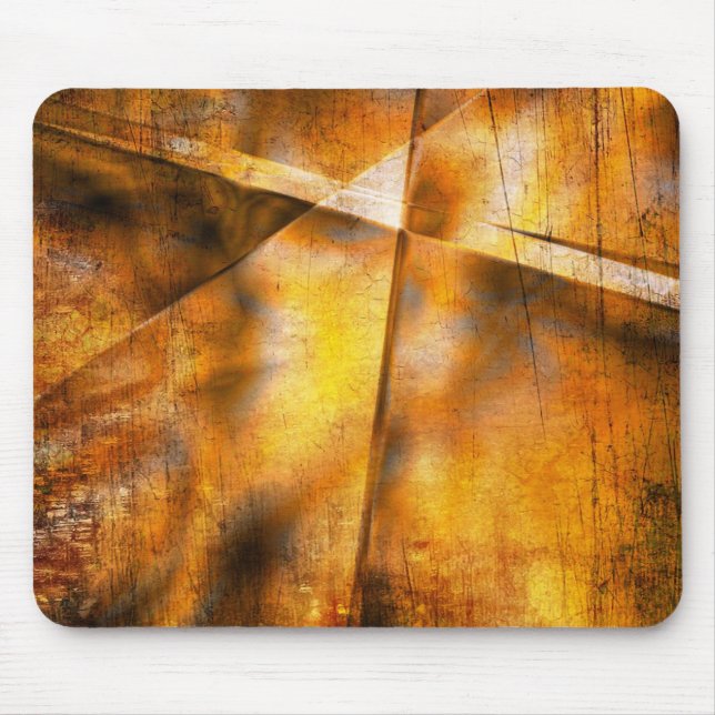 Alfombrilla De Ratón fondo colorido abstracto del arte (Frente)