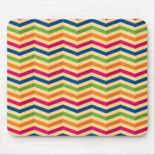 Alfombrilla De Ratón Fondo con las rayas en retro