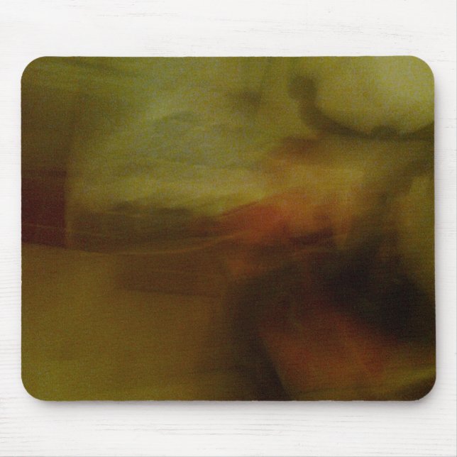 Alfombrilla De Ratón Fondo de desenfoque marrón (Frente)