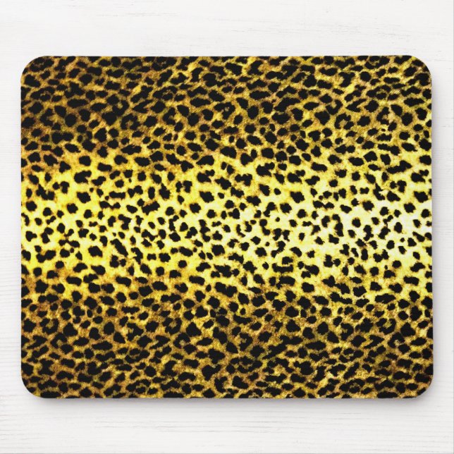 Alfombrilla De Ratón Fondo de escritorio Leopard (Frente)